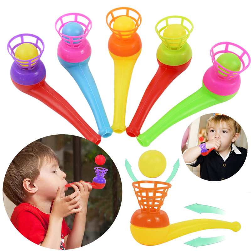 Bosu Ball Balance - 6/12Pcs Magic Blowing Pipe Floating Ball