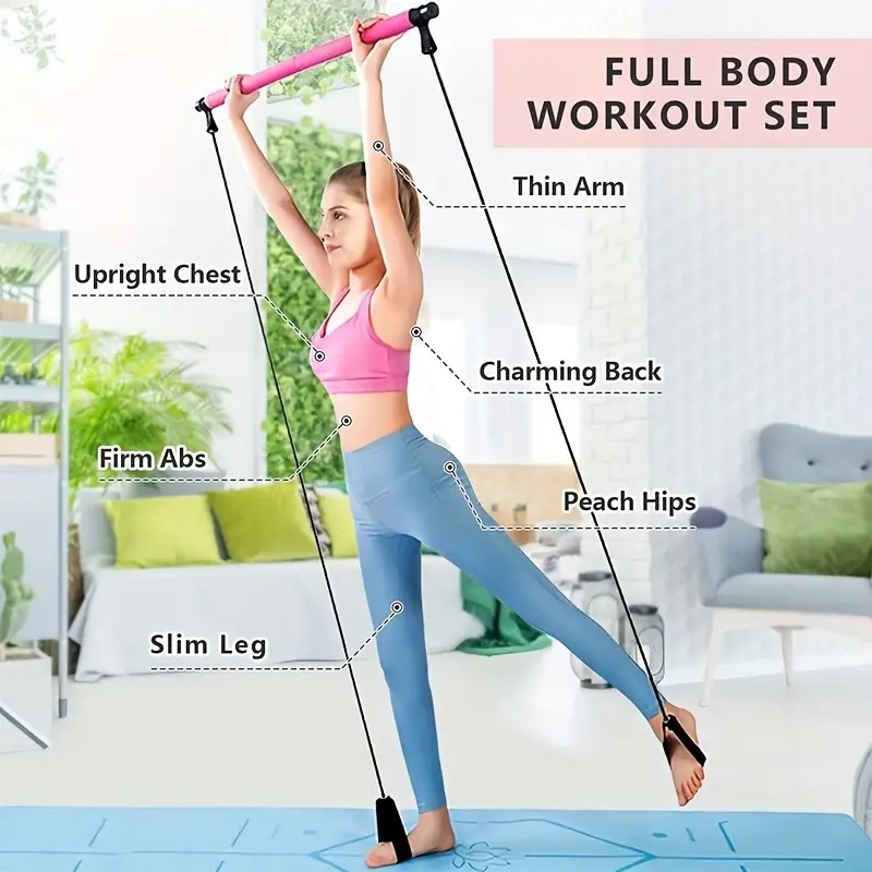 Multifunctional Pilates Bar Co - Yoga Fitness Bar review and price