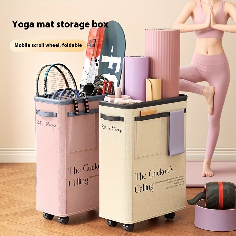 Yoga Mat Storage Basket with W - Yoga Of Fitness Mat review and price