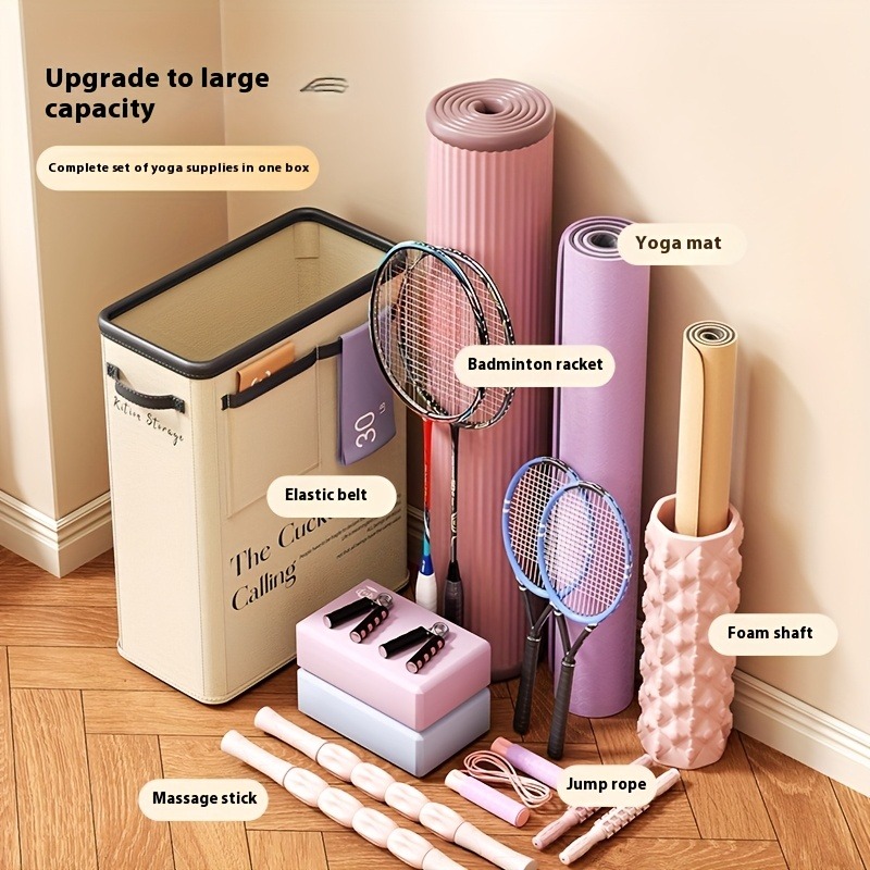 Yoga Mat Storage Basket with W - Yoga Of Fitness Mat review and price