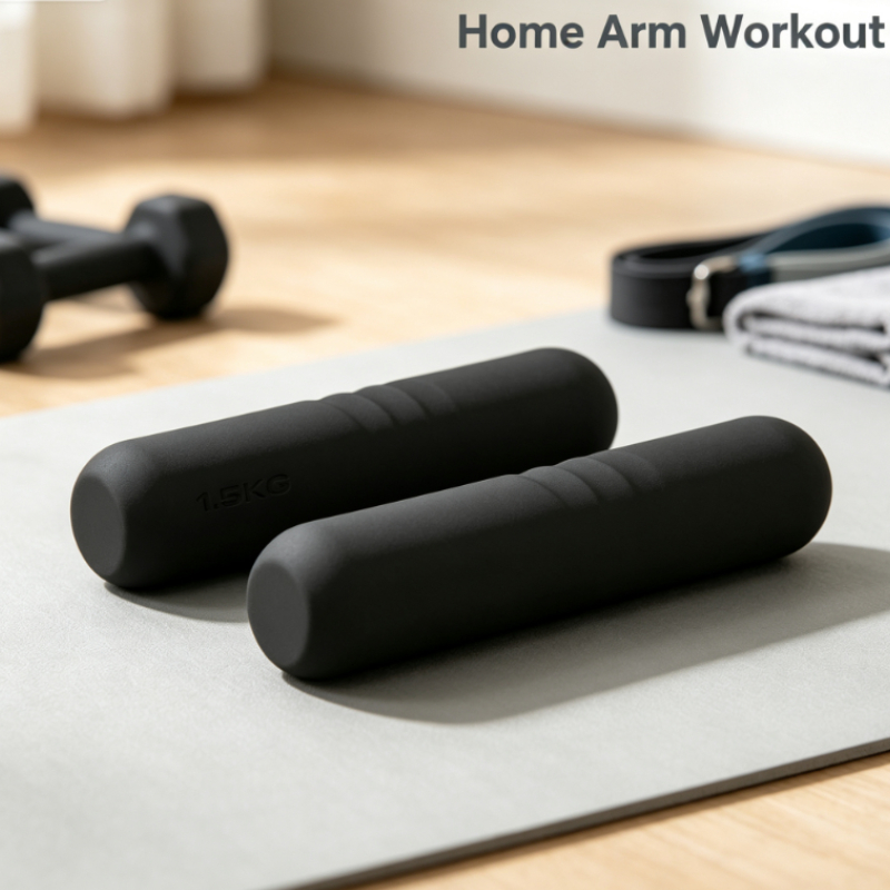 Silicone Coated Dumbbell Bar 1 - Yoga Fitness Bar review and price